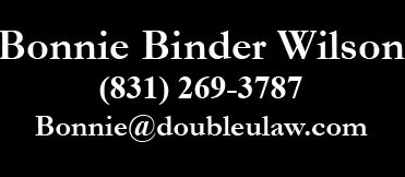 Bonnie Binder Wilson, Workers' Compensation attorney in Salinas, California. After 22 years as a Workers' Compensation defense attorney, Bonnie has a vast knowledge of the work comp system and can well represent your needs. Our office is located at 21 Maple Street in Salinas, CA 93901.  Bonnie is a Certified Workers' Compensation Specialist. Call (831) 269-3787 for an appointment for your complimentary consultation.